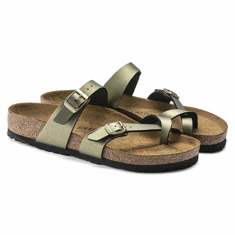 Birkenstock Birko Flor Mayari Dame Olivengrøn | DK 408XYU